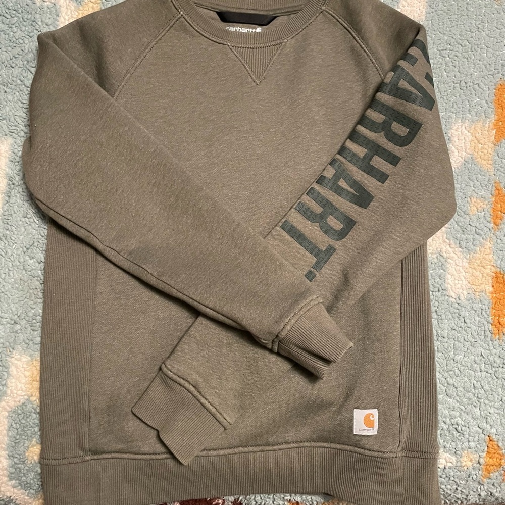 Carhartt relaxed fit green sweater